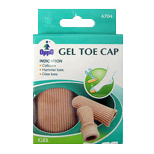 Oppo Gel Toe And Finger Cap, Size : Medium, Model No : 6704 - 2 / Pack